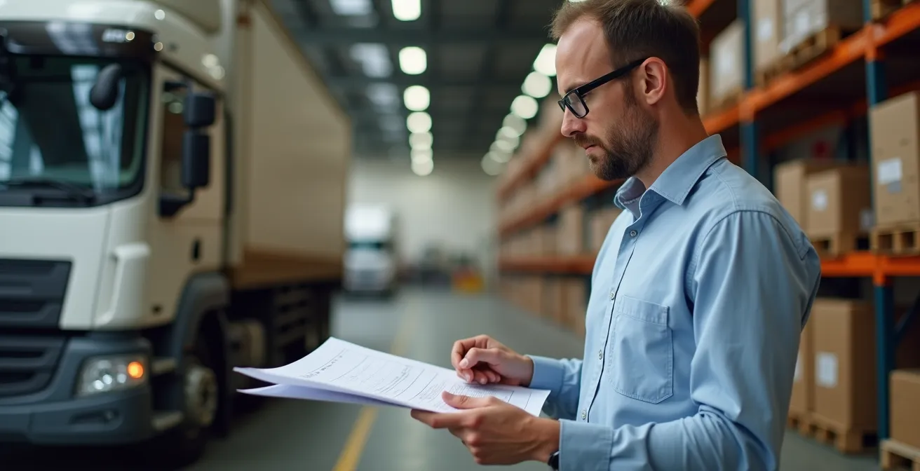 Visualisierung der digitalen Laderaumplanung für Rücktouren