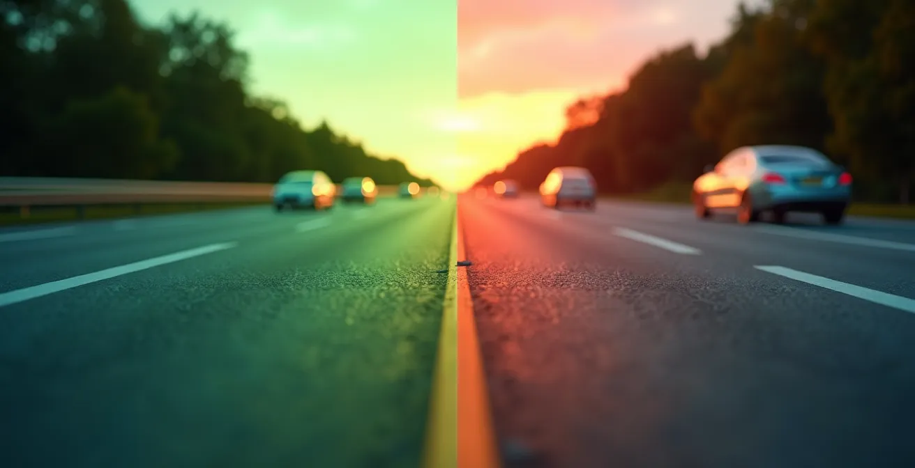 Visualisierung der gefährlichen Auswirkungen einer Winkelabweichung bei ADAS-Kameras