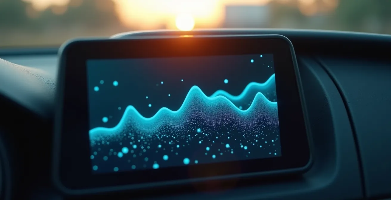 Visualisierung der PPC-Streckenerkennung mit 3D-Topografie